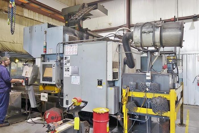 Used Toyoda Wele CNC Vertical Bridge Mill Fanuc