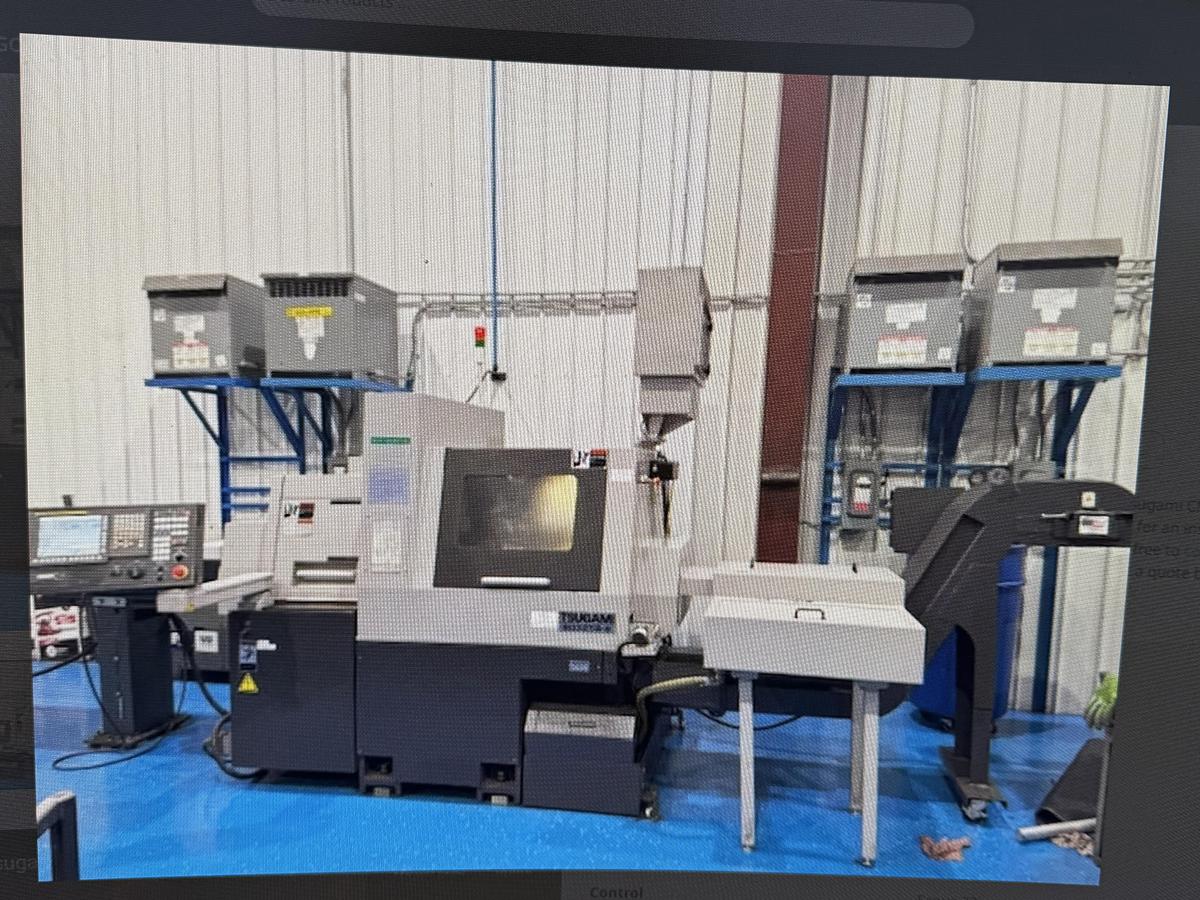 Used Tsugami B0325B CNC Swiss Lathe