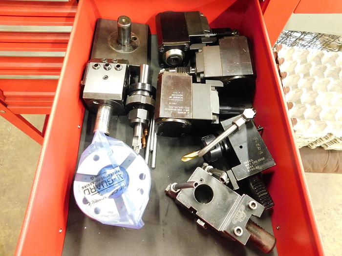 Used INDEX ABC CNC Turning Center w/ LNS Quick Six S2 Bar Feeder & MEGA TOOLING