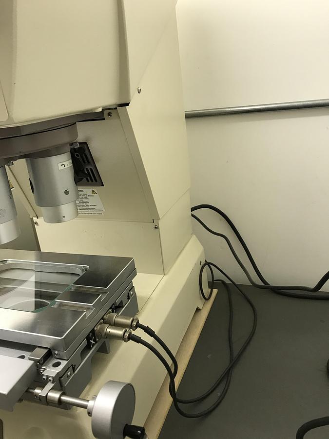 Used Nikon V-12B Vertical Projection Optical Comparator Measuring Machine w/DRO