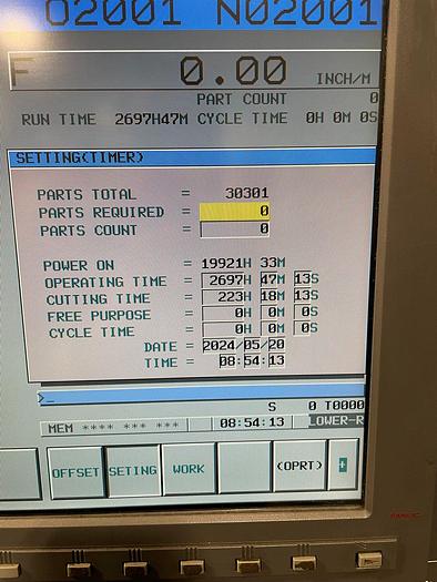 Used 2008 NAKAMURA TOME SUPER NTX CNC MULTI TASK TWIN SPINDLE W/ B AXIS AND LOWER TURRETS