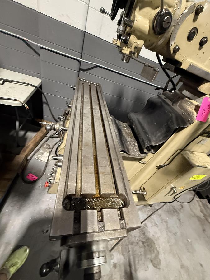 Used Willis Microcut 1050 10" x 50" Vertical Mill
