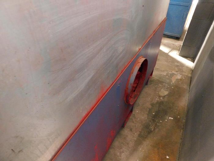 Used The Fab Shop Electric Coatings Curing Oven 11' x 6.5' x 5.5' with curing rack cart and Down Draft Powder Coat Booth