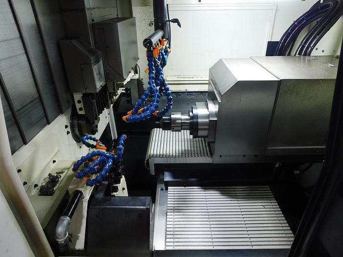Used Ganesh Gen Turn SL42Y2 Hybrid 42MM 8-Axis CNC Swiss Machine