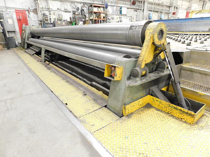 Used Roundo Hassleholms Mekaniska AB 24'x1/4" 3-Roll Plate Bender