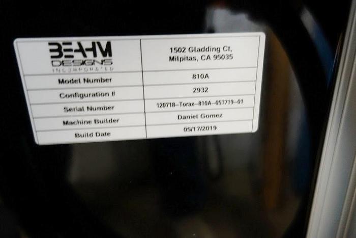 Used NEW Beahm 810A Laminator Shrink Cycler