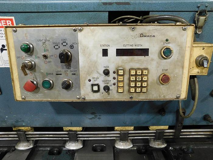Used 3/16"x10' AMADA M3045 Mechanical Shear