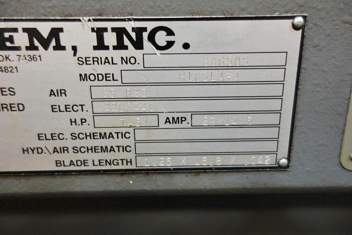 Used Hem Programable Horizontal Band Saw
