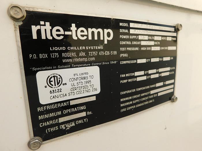 Used Rite-Temp 24-Ton Vertical Chiller