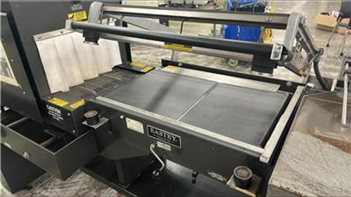 Used 2006 Eastey EM228TK + EM228TTK Combination L-Bar Sealer & Shrink Tunnel