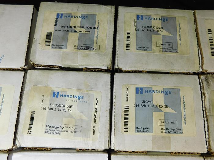 Used (26) Assorted Hardinge S26 Round Collet 4-pad sets
