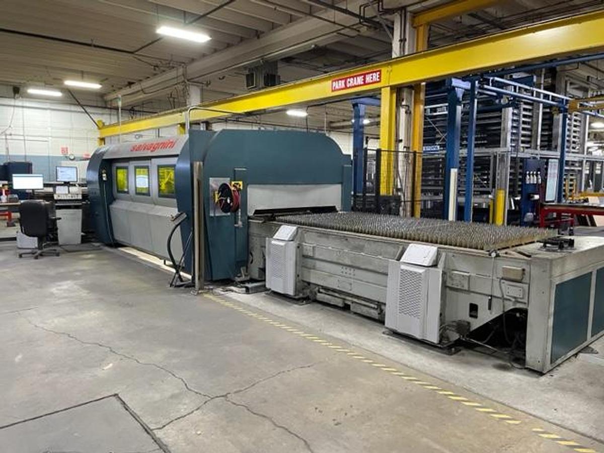 Used Salvagnini 3000 Watt Fiber Laser