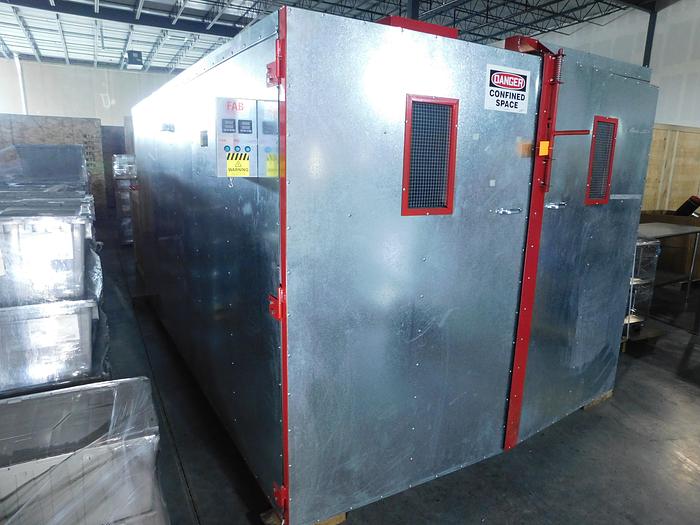 Used THE FAB SHOP Electric Powder Coat Oven 11' x 6.5' x 5.5'