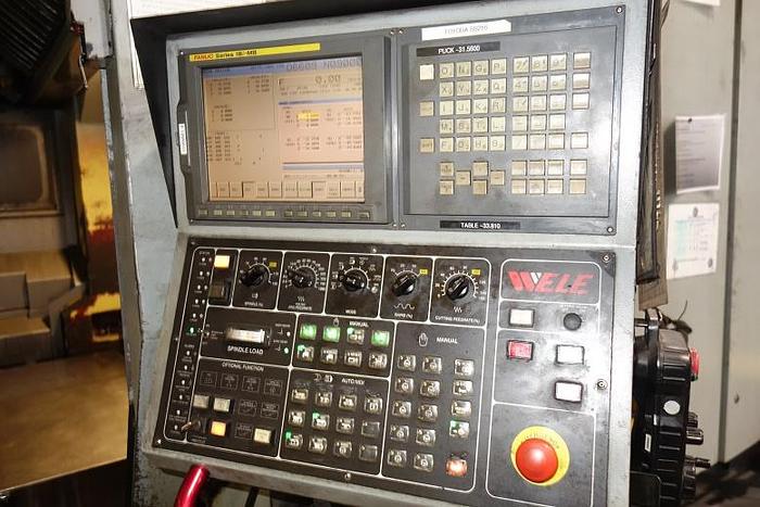 Used Toyoda Wele CNC Vertical Bridge Mill Fanuc