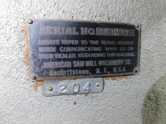 Used American Sawmill Machinery 35" Vertical Bandsaw