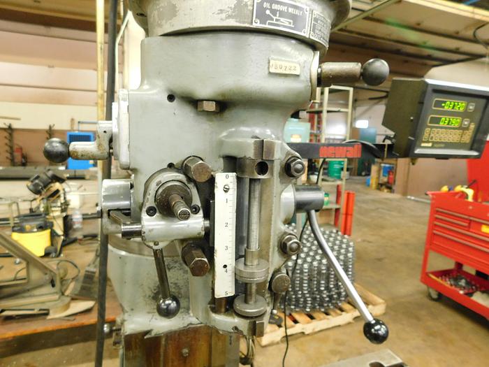 Used Bridgeport Knee Mill with DRO