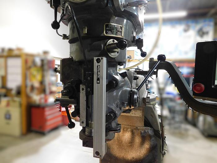 Used Sharp LMV50 Knee Mill Acu-Rite Control