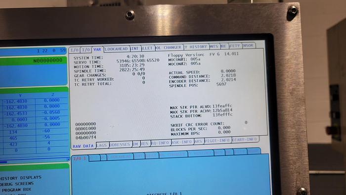 Used HAAS EC400 CNC Horizontal Machining Center