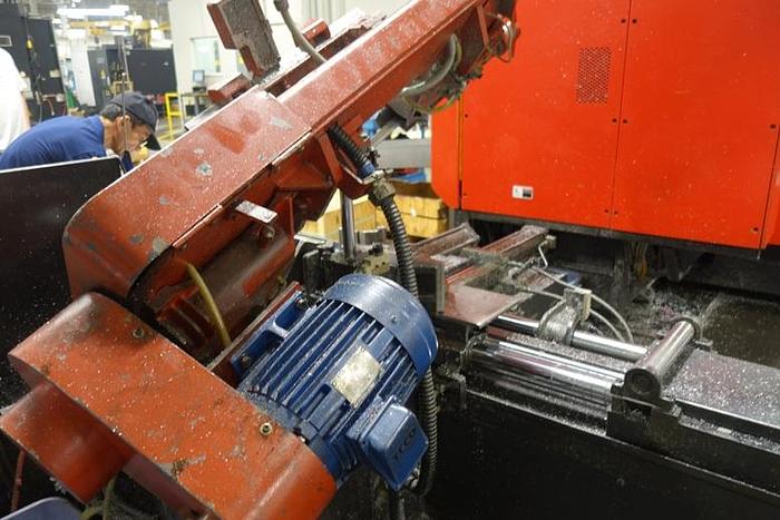 Used 11" x 9" Amada HA-250W Automatic Horizontal Band saw