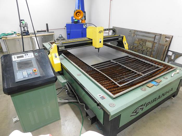 Used Piranha C510 3-Axis CNC 5'x10' Plasma Table