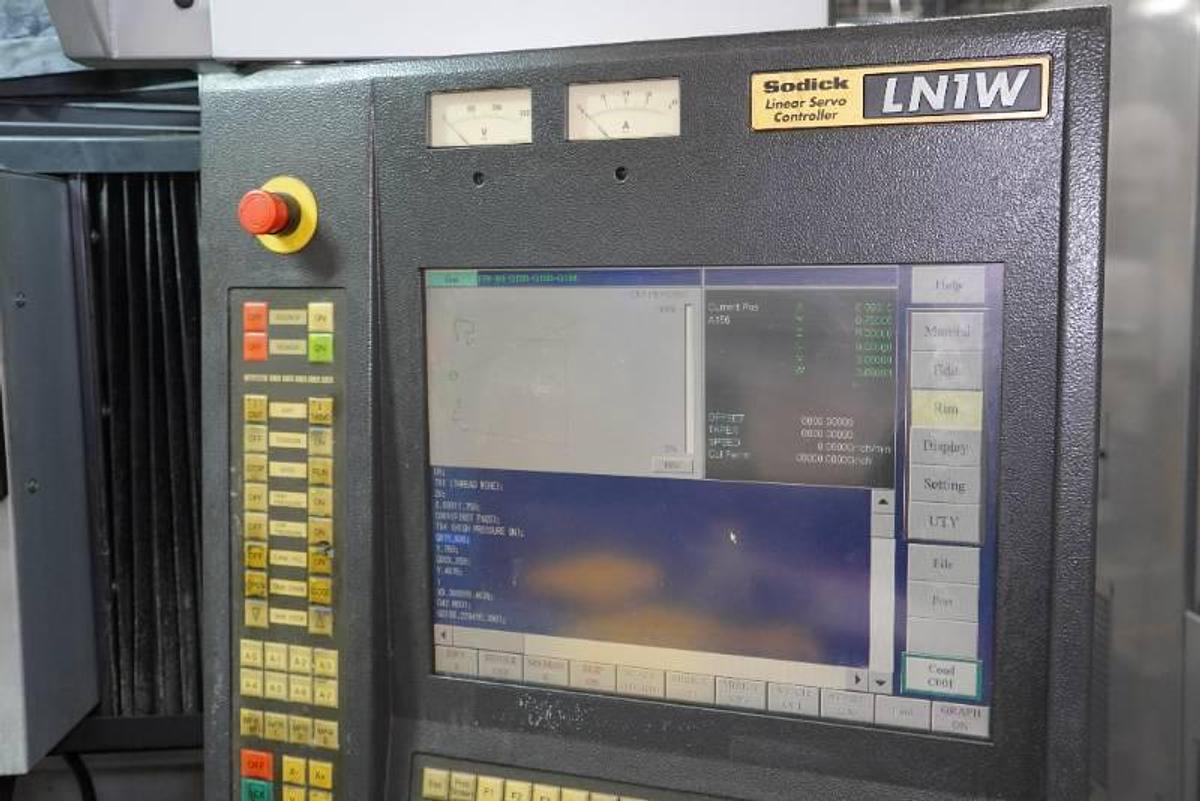 Used Sodick AQ300L CNC Wire EDM (Electrical Discharge Machine) with LQ1W Linear Servo CNC Control