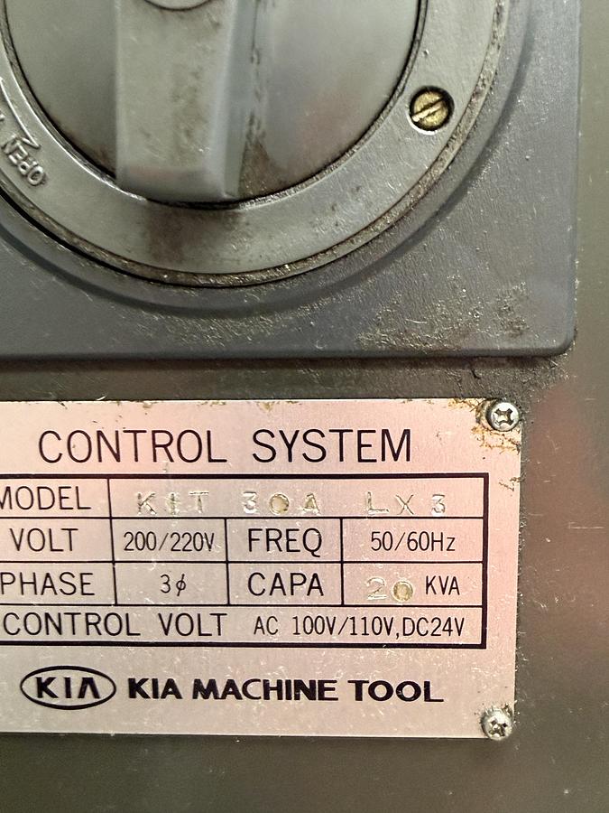 Used Kia KIT30A CNC Lathe