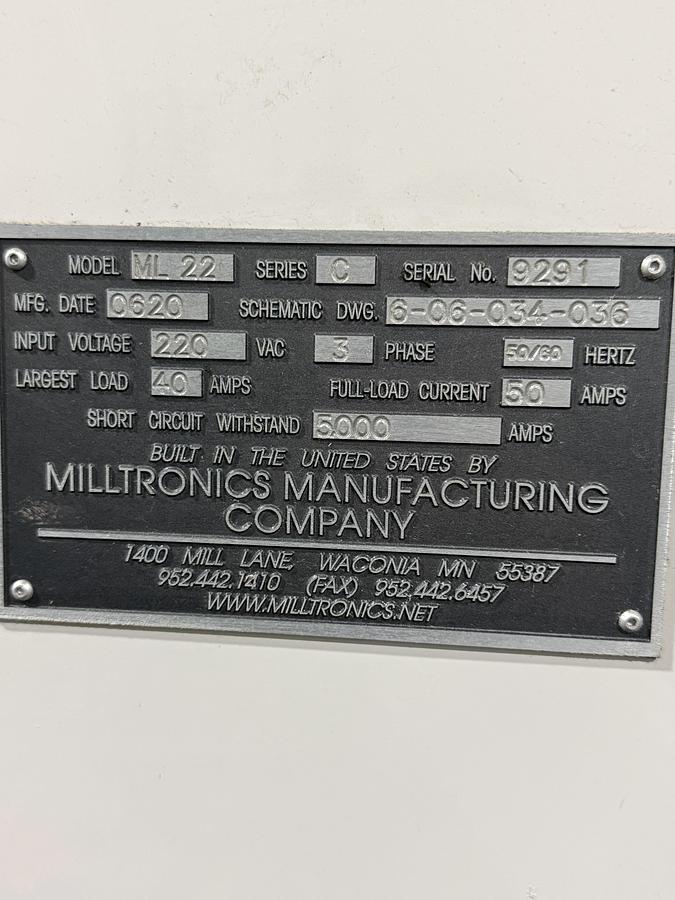 Used Milltronics ML22 CNC Lathe