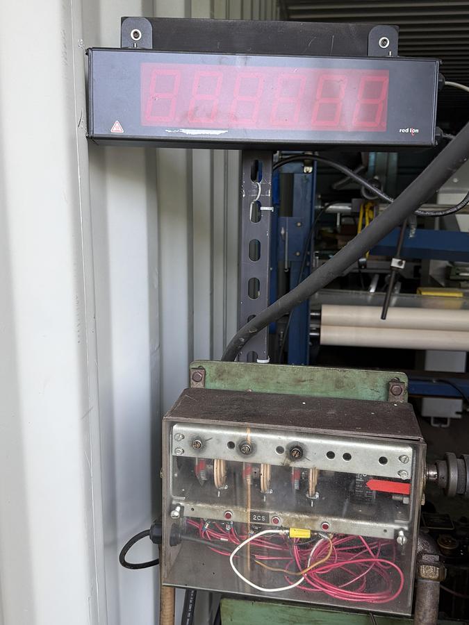 Used Thomson National Press Company, Clamshell Die Cutting & Creasing Press