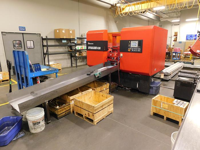 Used Amada Dynasaw 430 Dual Post CNC Horizontal Band Saw