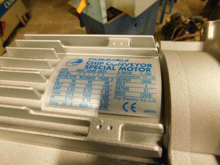 Used Enomoto Bea CNC Chip Conveyor