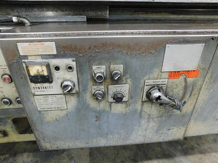 Used Okamoto PSG-305 Surface Grinder 120"x20" Incremental Down Feed