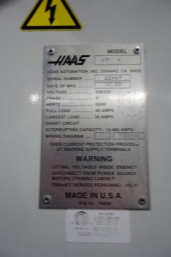 Used Haas VF4-APC CNC Vertical Machining Center