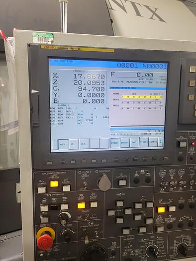 Used 2008 NAKAMURA TOME SUPER NTX CNC MULTI TASK TWIN SPINDLE W/ B AXIS AND LOWER TURRETS