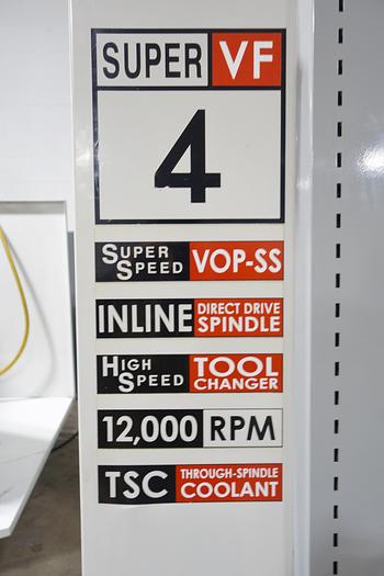 Used Haas VF4-SS CNC Vertical Machining Center