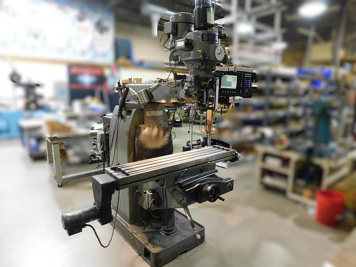 Used Sharp LMV50 Knee Mill Acu-Rite Control