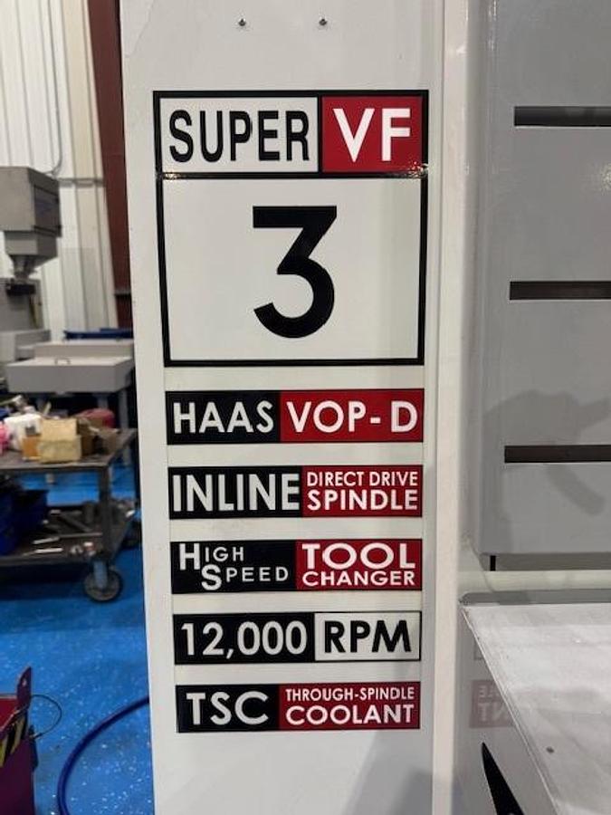 Used Haas VF3 SS CNC Vertical Machining Center