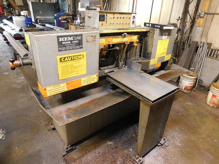Used 12"x12" HEM H100A Automatic Horizontal Band Saw