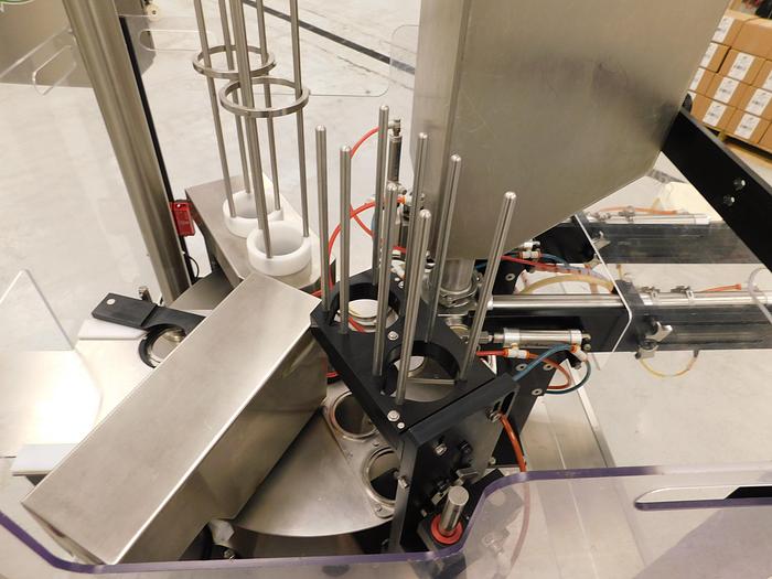 Used WILPACK W201 2-Lane Cup Packaging Machine