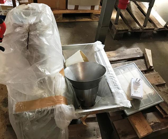 Used BILWENCO DW60-S check weighing machine + PREWAG bag packing machine, type 20/30