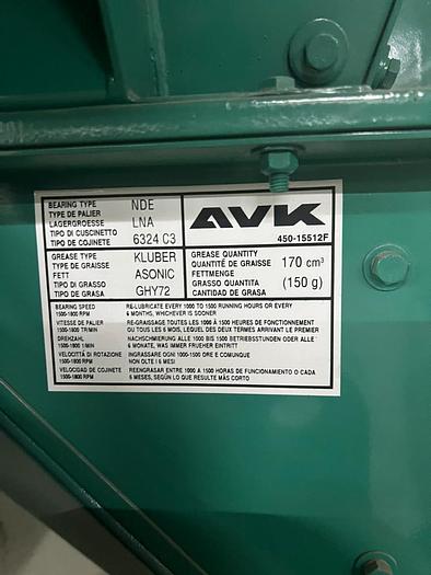 Used Cummins generator very low hours with Stamford alternator