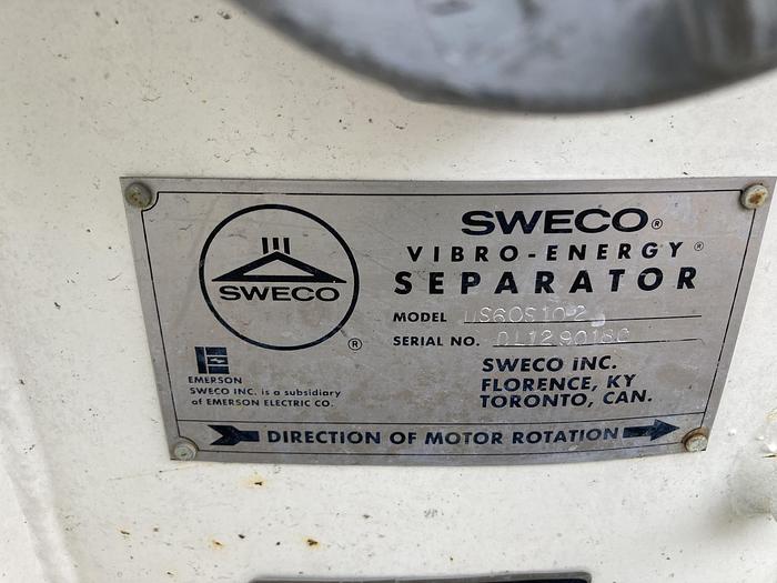 Used Used 60” Stainless Steel Sweco Screener Model US60S102