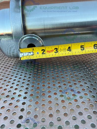 Used Unbranded Stainless Steel 6.5" x 37" Shell and Tube Heat Exchanger