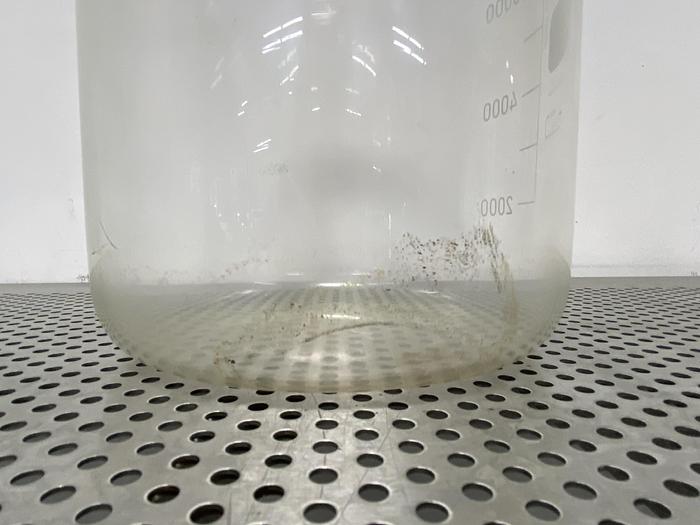 Used Duran Heavy Wall Large Capacity 9 1/2" OD Glass Beaker w/ Spout