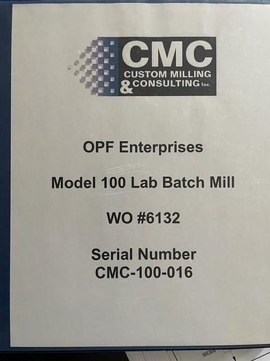 Used 2 GALLON CMC BASKET MILL – S/S – JACKETED – XP (#9171)