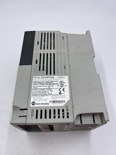 Used Allen-Bradley 22A-D8P7N104 Ser A 
