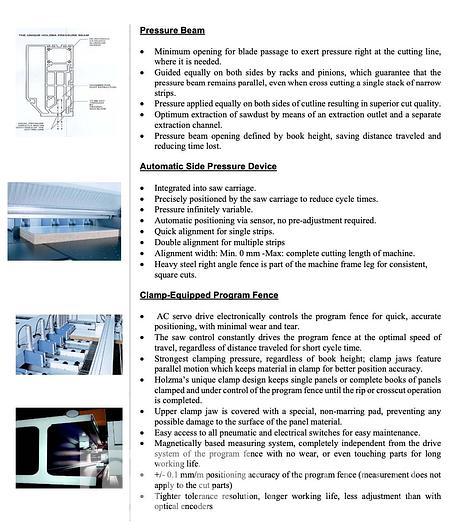 Used Holzma HPP 300 Panel Saw