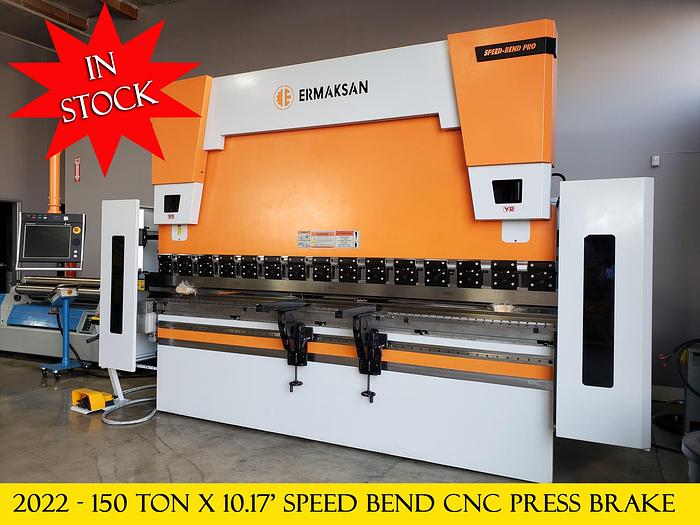 2022 150 Ton x 10.17 Ermak Speed Bend CNC Press Brake