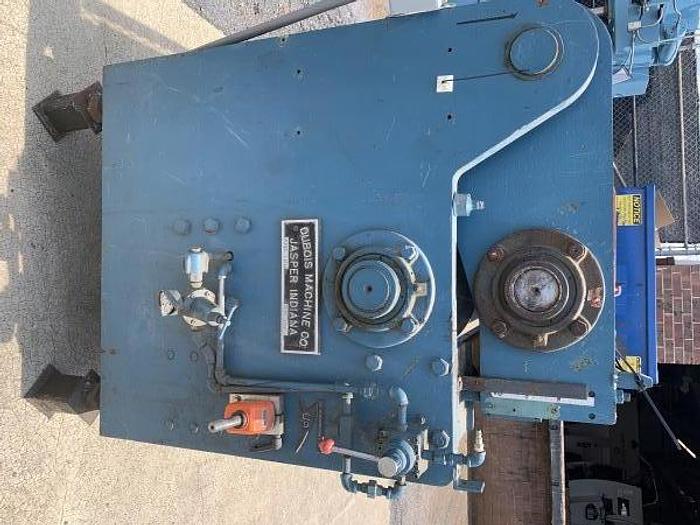 Used DUBOIS ELM-48, HEAVY-DUTY 48 INCH FEED-THROUGH DISTRESS ROLL MACHINE
