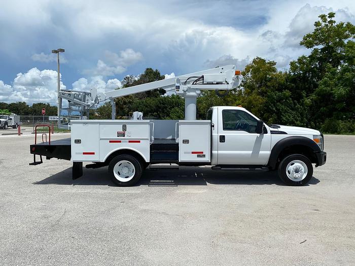 Used 2011 Ford F550 Altec AT235P Cable Placer Bucket Truck - 03053