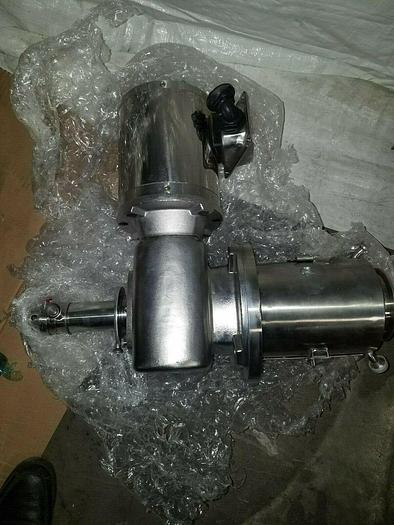 Used Feldmeier Pump with Boston Gear Drive Motor Stainless Steel Pharmaceutical
